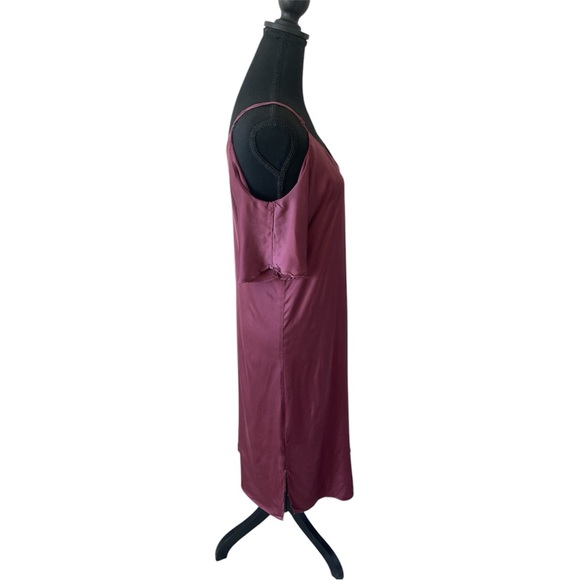 GUC ARITZIA SATIN LINED OFF THE SHOULDER DRESS SIZE SMALL - Picture 2 of 7